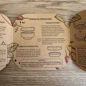 Reinigungshinweise für Granitmörser – Anleitung zur Pflege von Gewürzmörser und Stößel