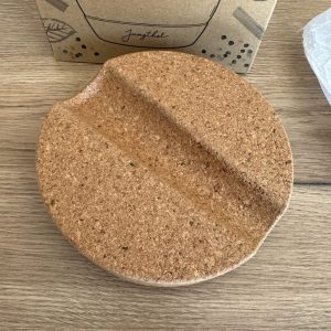 Korkdeckel für Granitmörser – praktischer Deckel zum Abdecken von Gewürzen im Mörser